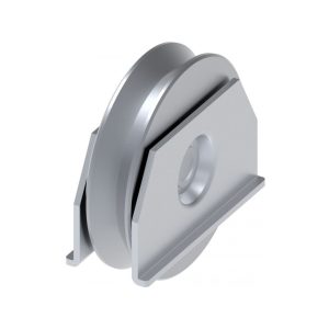RODA SUPORTE LATERAL EM V 100X22