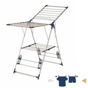 ESTENDAL INOX TORNADO CHÃO 15MT 145X60X96CM