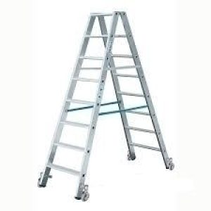 ESCADOTE ALUMINIO DUPLO 8 DEGRAUS 2MT