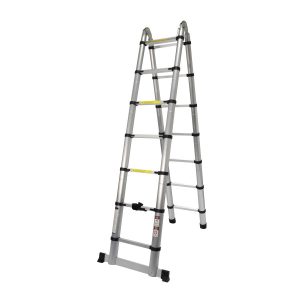 ESCADA TELESCÓPICA ARTICULADA ALUMÍNIO 4.4MT 7+7D MADER REF.10059