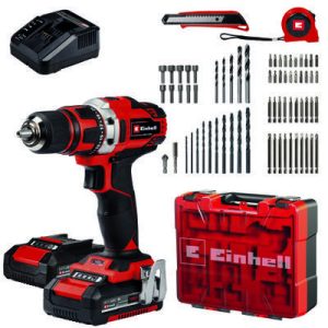 KIT APARAFUSADORA TE-CD 18/40 LI +69 (2X2,0 AH) REF:4513992 EINHELL