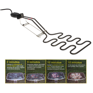 ACENDEDOR CARVÃO ELÉTRICO JAVA