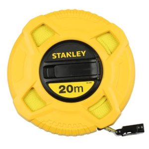FITA MÉTRICA STANLEY 20MT FIBRA VIDRO (NYLON) REF.0-34-296