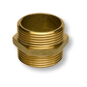 CASQUILHOS DUPLO 11/4 M/M LATÃO