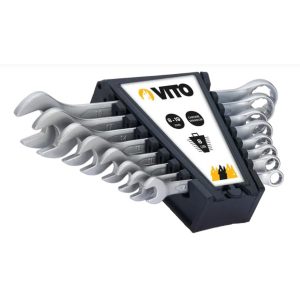 JOGOS CHAVE BOCA/LUNETA 8PCS 8/19MM VITO REF.VIJCBL8