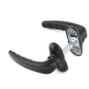 PUXADORES ALUMINIO LACADO Rª1500 (PAR) PRETO/BRANCO