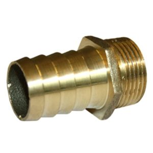 CANHÃO ROSCA MACHO LATÃO 1"