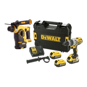 BERBEQUIM C/PRESSÃO DCD996P3 + MARTELO SDS-PLUS DCH253N DEWALT CPROF137