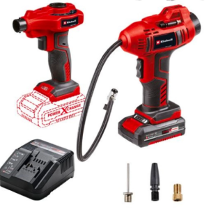 KIT BOMBA DE AR CE-AP 18 + COMPRESSOR DE AR CE-CC 18 + 2.0 AH EINHELL REF.2070111