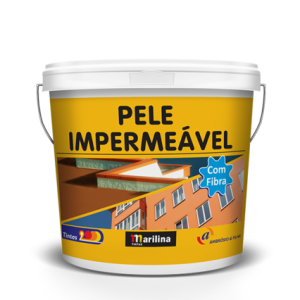 PELE IMPERMEÁVEL 15LT CINZA MEMBRANA C/FIBRAS