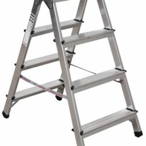 ESCADOTE ALUMÍNIO DUPLO 3 DEGRAUS