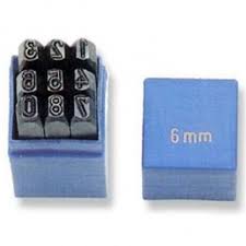 NUMERÁRIO 6MM 9PCS. (1/4)