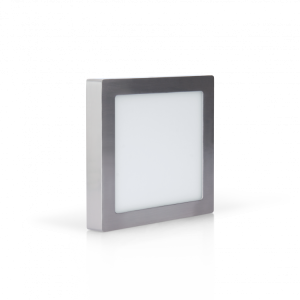 PAINÉIS LED 12W 170MM QUADRADOS ACETINADOS (SALIENTE)