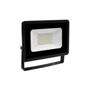 PROJETOR LED 20W MURAL PRETO FINO