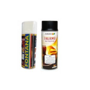 TINTA SPRAY ALTA TEMPERATURA 400ML VÁRIAS CORES