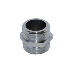 CASQUILHOS DUPLOS M/M 1/2X1/2X1CM CROMADO