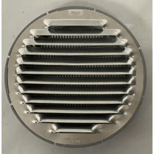 GRELHAS ALUMÍNIO VENTILADOR REDONDO 12CM NATURAL ALUMÍNIO AMIG
