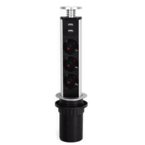 TORRES TOMADAS VERTICAL C/ENTRADA USB AL EMUCA