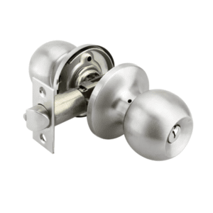 FECHADURA TUBULAR 281 CHAVE BOTÃO INOX