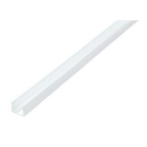 PERFIS EM U BRANCO 15X15X1.3MM 2.5M