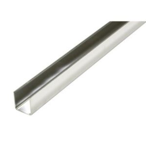 PERFIS EM U PRATA 15X15X1.3MM 2.5M