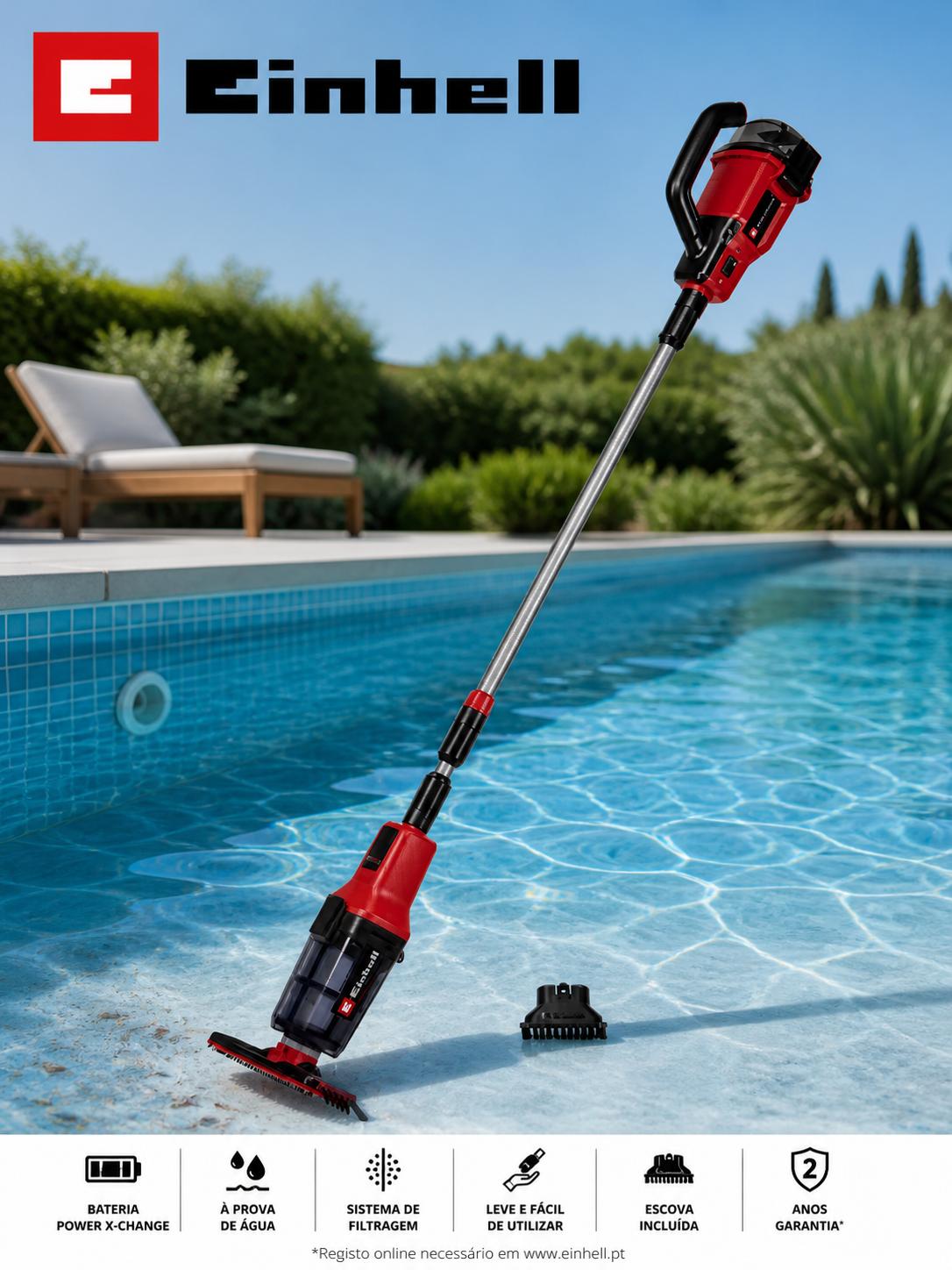 ASPIRADOR PISCINA GE-PV 18/42 EINHELL REF.3424400