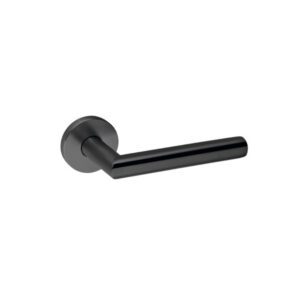 PUXADORES DUPLO INOX 3006.B RETO (BLACK 9005) ALFA JNF