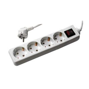 EXTENSÃO QUADRUPLA 1.5MT C/INTERRUPTOR C/TERRA