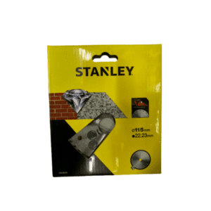 DISCO DIAMANTE STANLEY 115MM CONTÍNUO - GRANITO/TIJOLO - TURBO