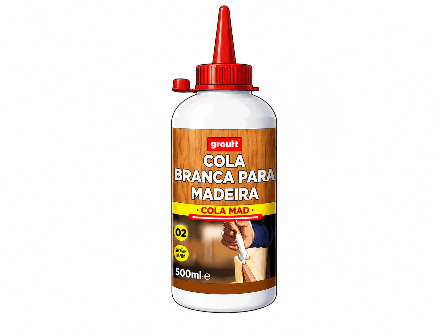 COLA BRANCA C/BICO 500ML