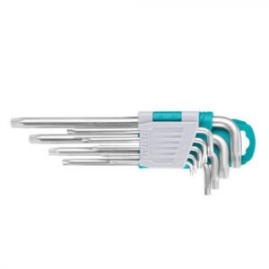 CONJUNTO 9 CHAVES TORX TOTAL