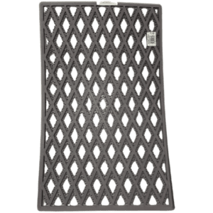 TAPETE BORRACHA DOORMAT XADREZ 61X38 CINZA/CASTANHO