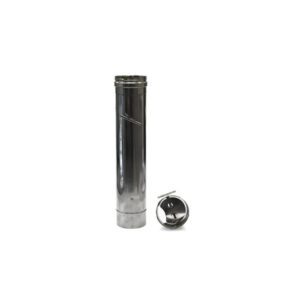 TUBO INOX 304 0.4MM 150MM C/REGISTO