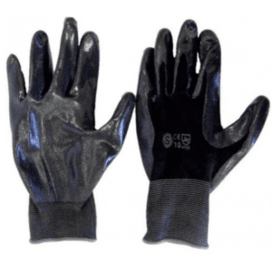 LUVAS NYLON POLIURETANO CINZA/PRETO CX.12 UNIDADES
