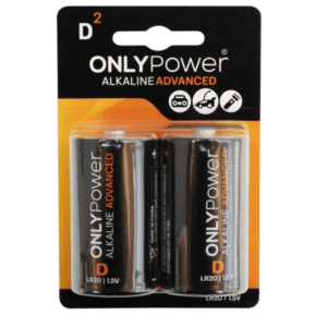 PILHAS LR20 ADV ALCALINA ONLYPOWER