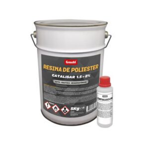 RESINAS POLIESTER 5KG + CATALISADOR 125GRS