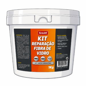 KIT REPARACÃO FIBRA VIDRO 1KG