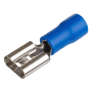 TERMINAIS ELETRICOS 2,5MM ISOLADO PLANO FEMEA