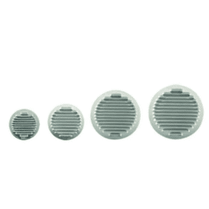GRELHAS ALUMINIO VENTILADOR 80X125 REDONDO C/MOLA ODEM