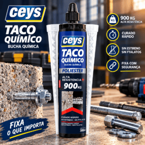 BUCHA QUÍMICA CEYS POLIÉSTER 300ML 900KG