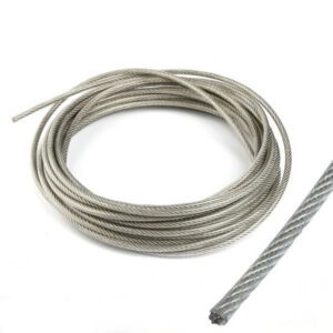 CABOS AÇO PLASTIFICADO 4MM 3+1