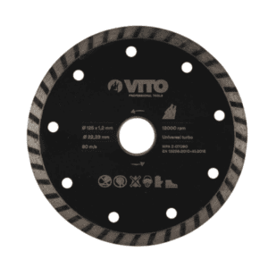 DISCOS DIAMANTE 125MM EXTRA FINO VITO