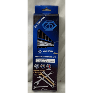 JOGOS CHAVE BOCA LUNETA 6PCS 8-10-11-13-14-17-19MM KING TONY