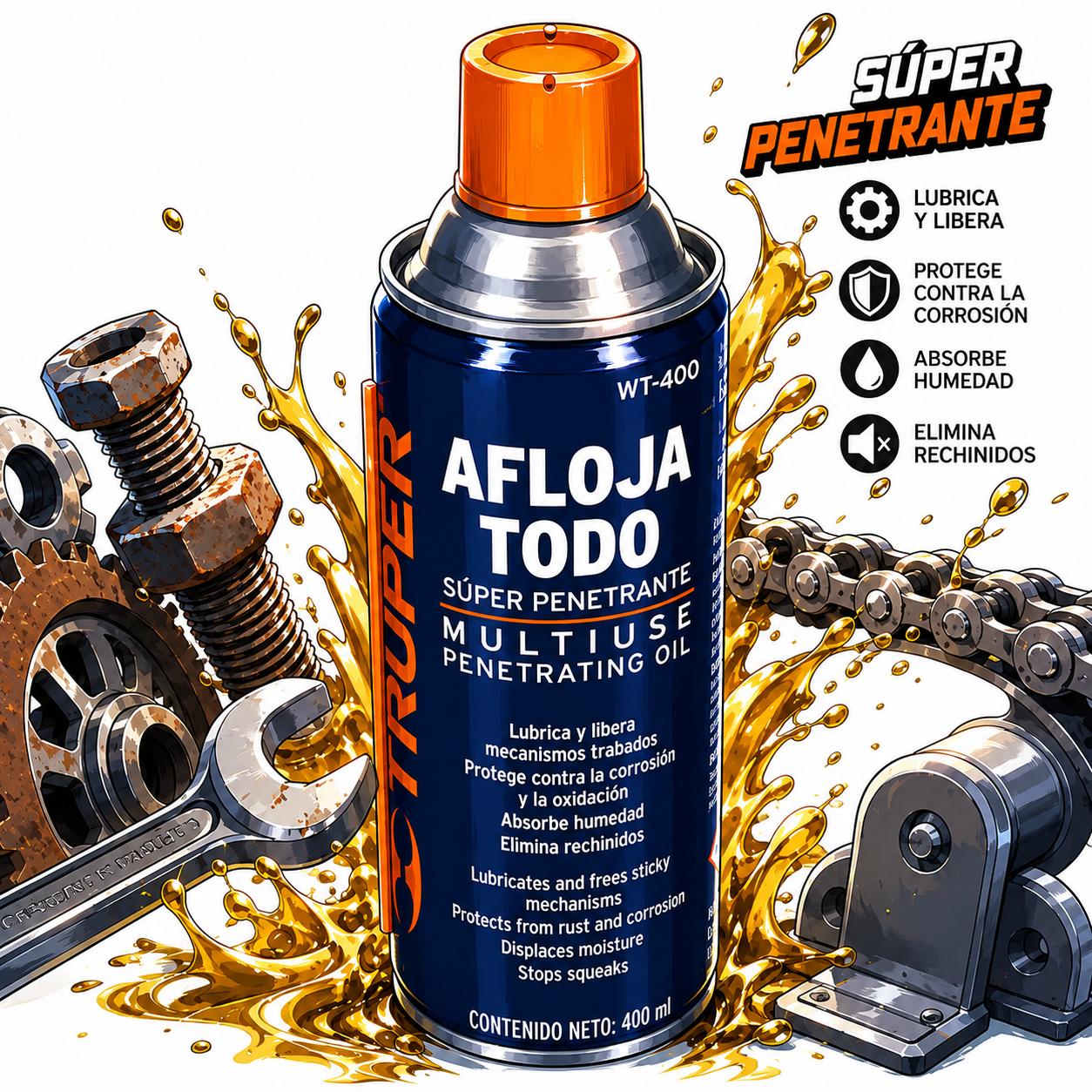 LUBRIFICANTE 400ML TRUPER REF.13471