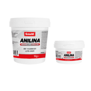 ANILINA FRASCO 250GRS VERMELHO