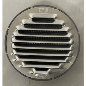 GRELHAS ALUMÍNIO VENTILADOR REDONDO 10CM NATURAL ALUMÍNIO AMIG