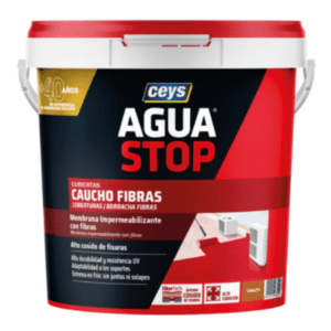 AGUASTOP BORRACHA ACRILICA 5LT FIBRAS CEYS