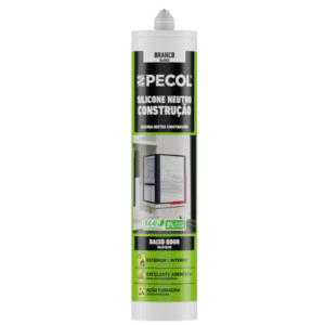 SILICONE NEUTRO CLASSIC PECFIX 300ML BRANCO/TRANSPARENTE