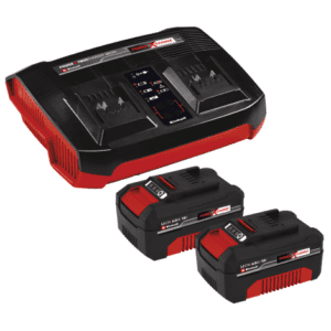 STARTER KIT BATERIA 18V 2X4.0AH C/CARREGADOR DUPLO KIT PCX EINHELL