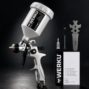 PISTOLA PINTURA 600ML 1.5HP 1.7MM WERKU